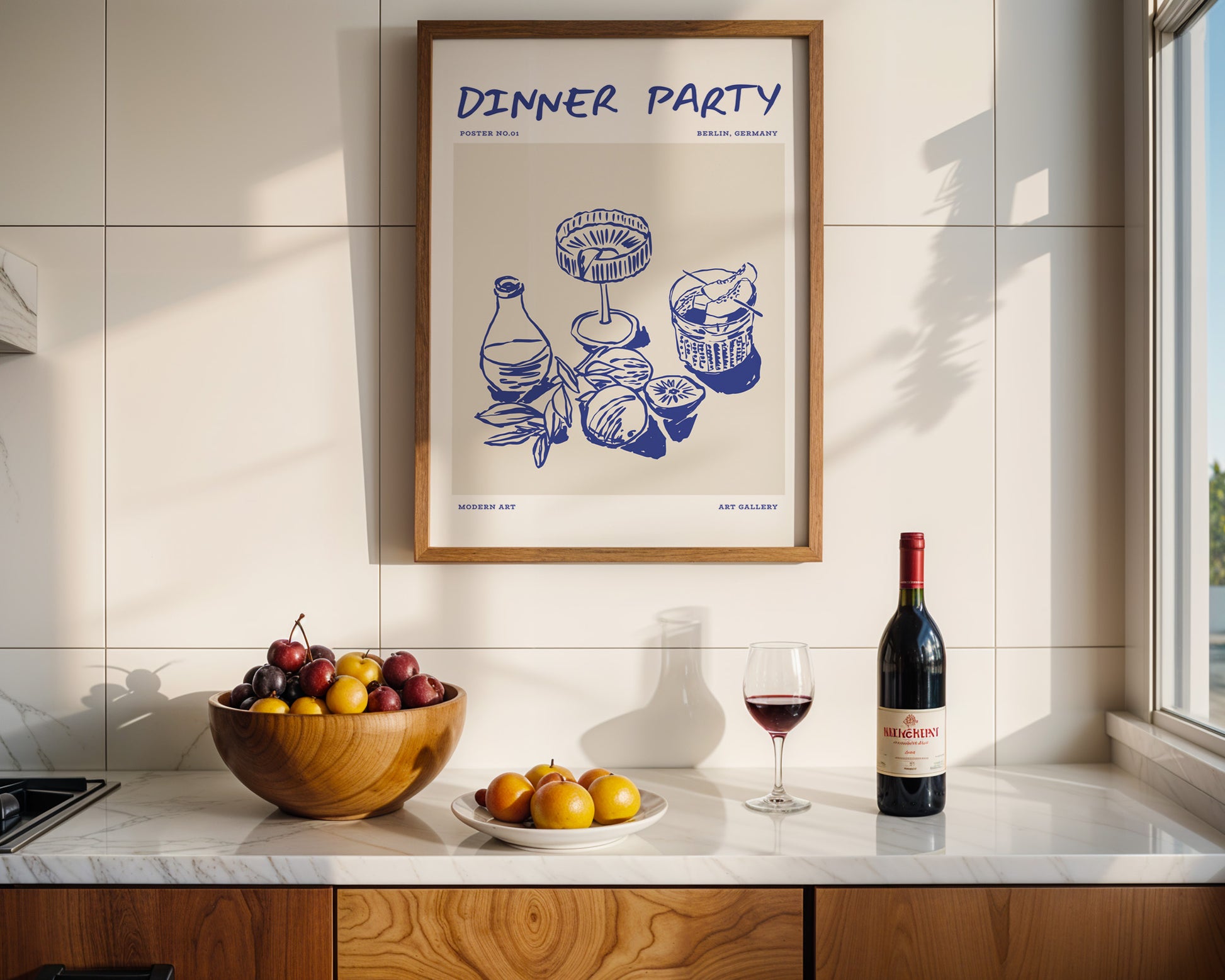 Dinner Party Poster - GroovyGrove