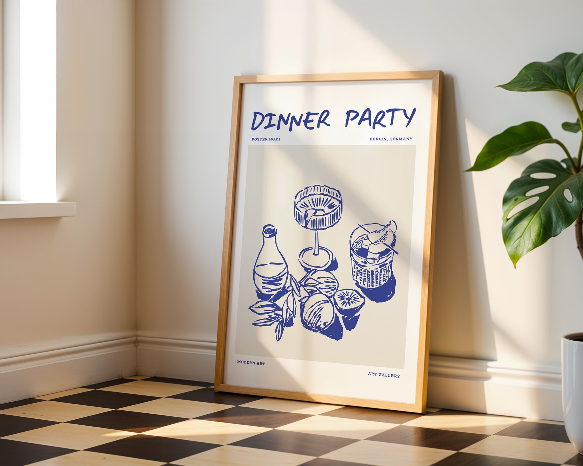 Dinner Party Poster - GroovyGrove