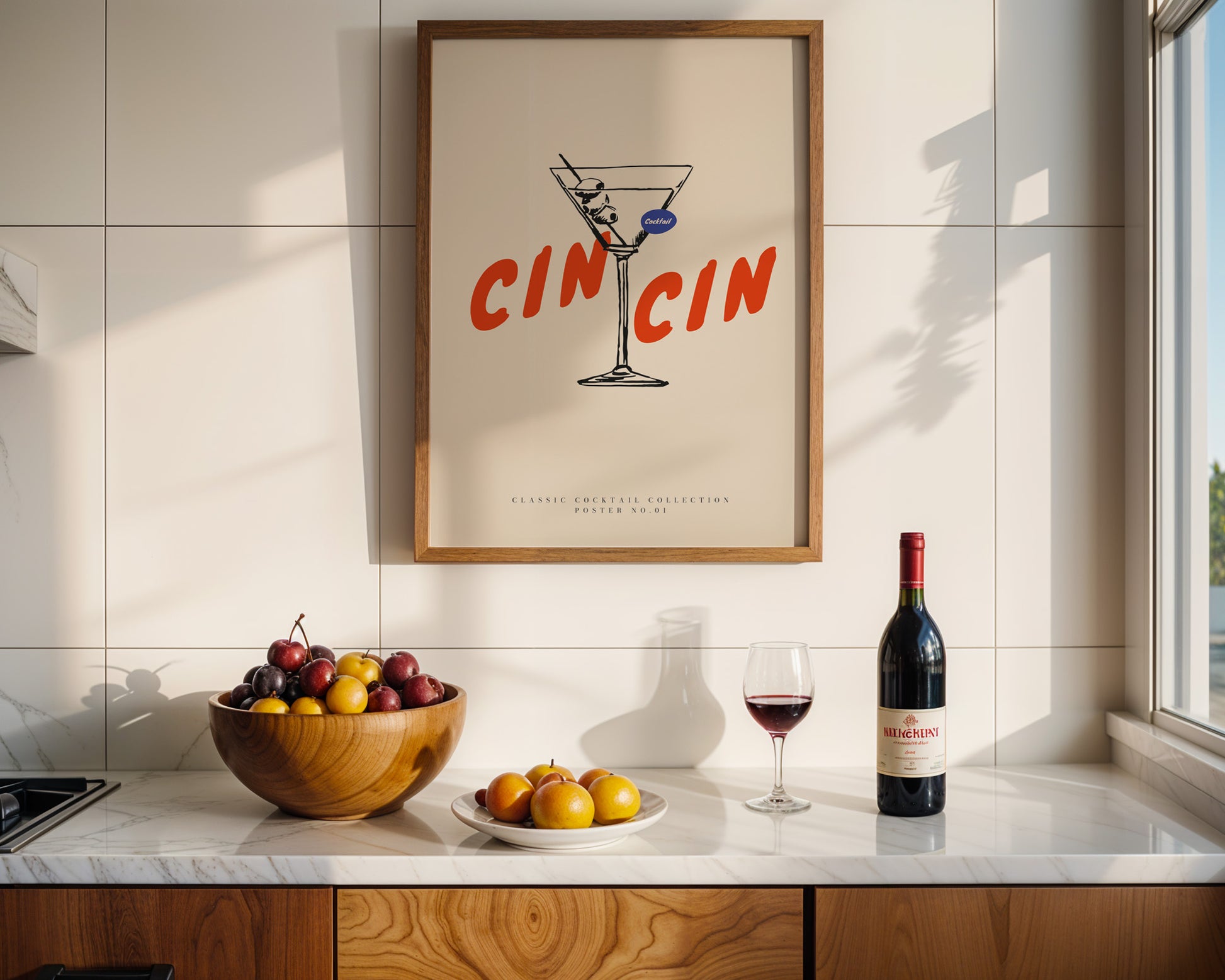 Cocktail Cin Cin Poster - GroovyGrove