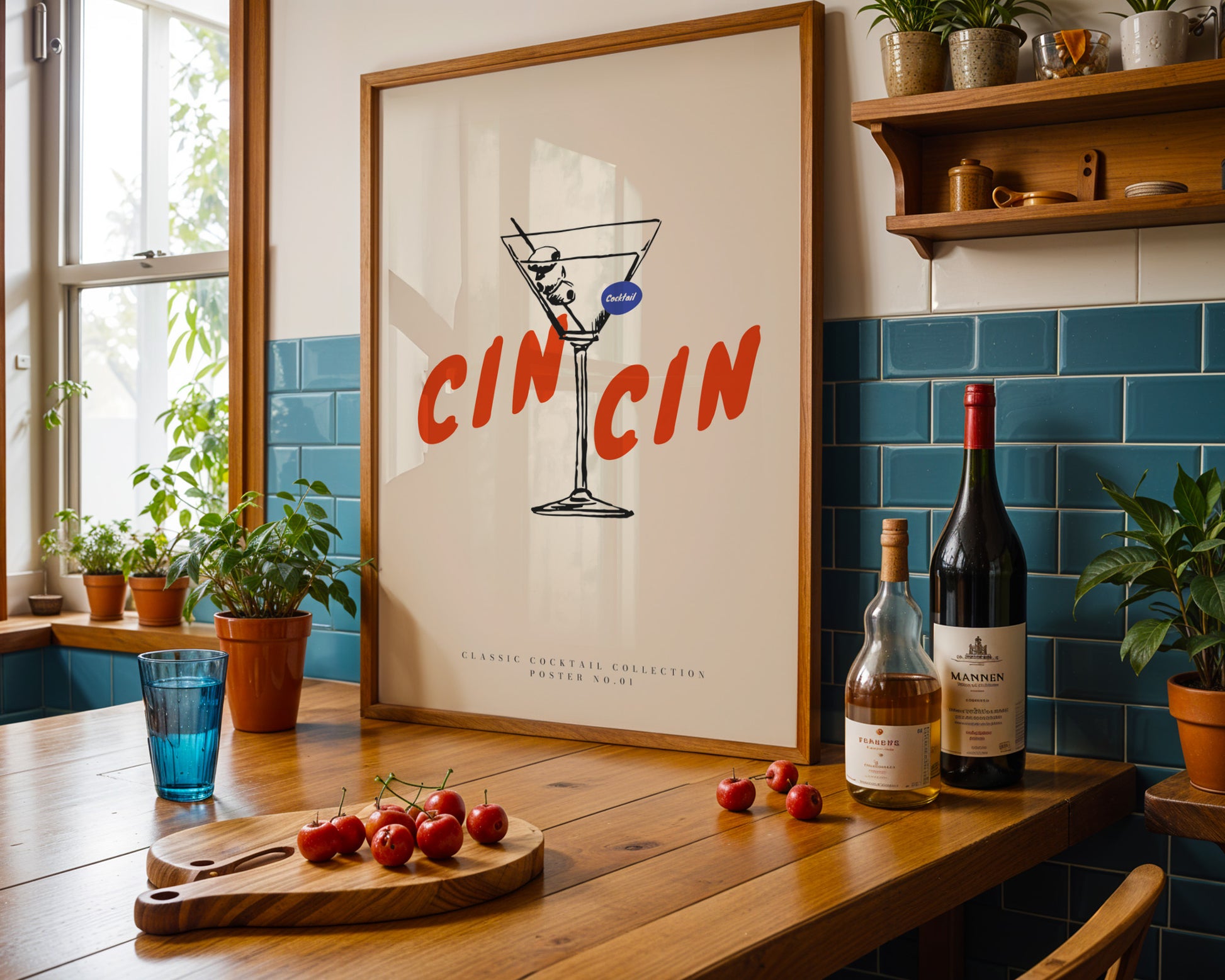 Cocktail Cin Cin Poster - GroovyGrove