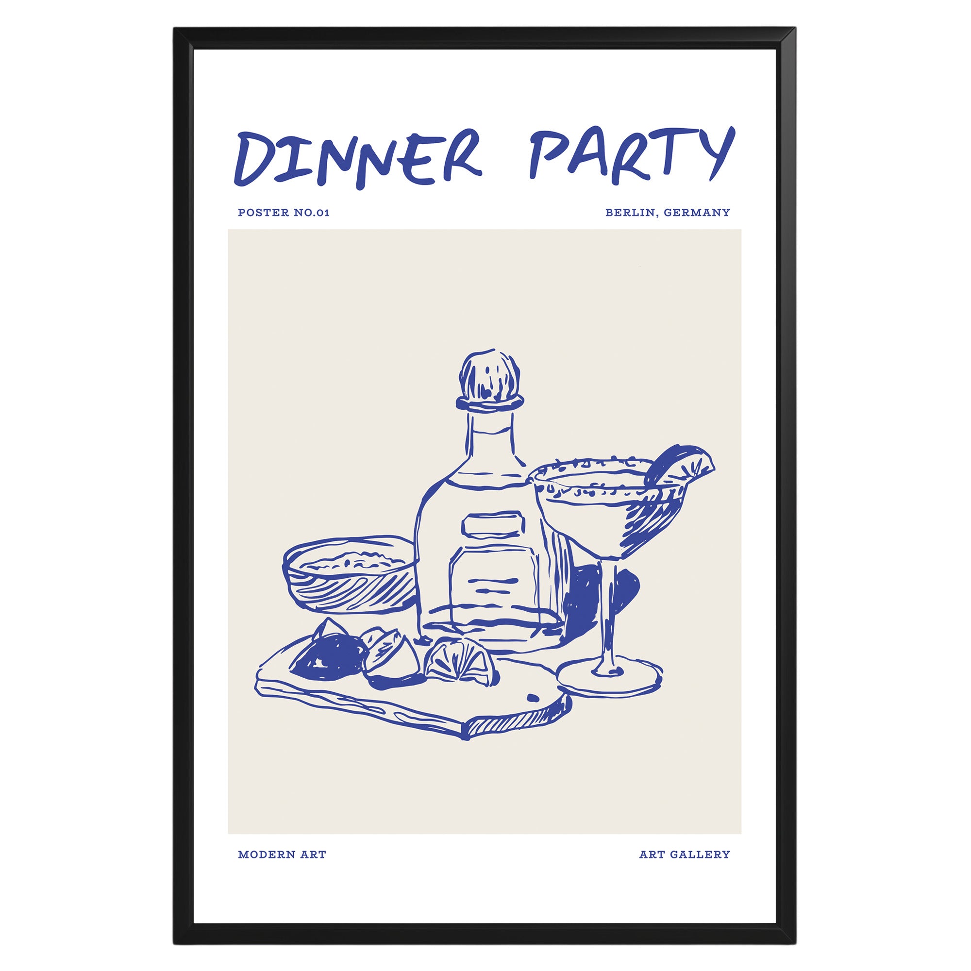 Dinner Party Poster - GroovyGrove