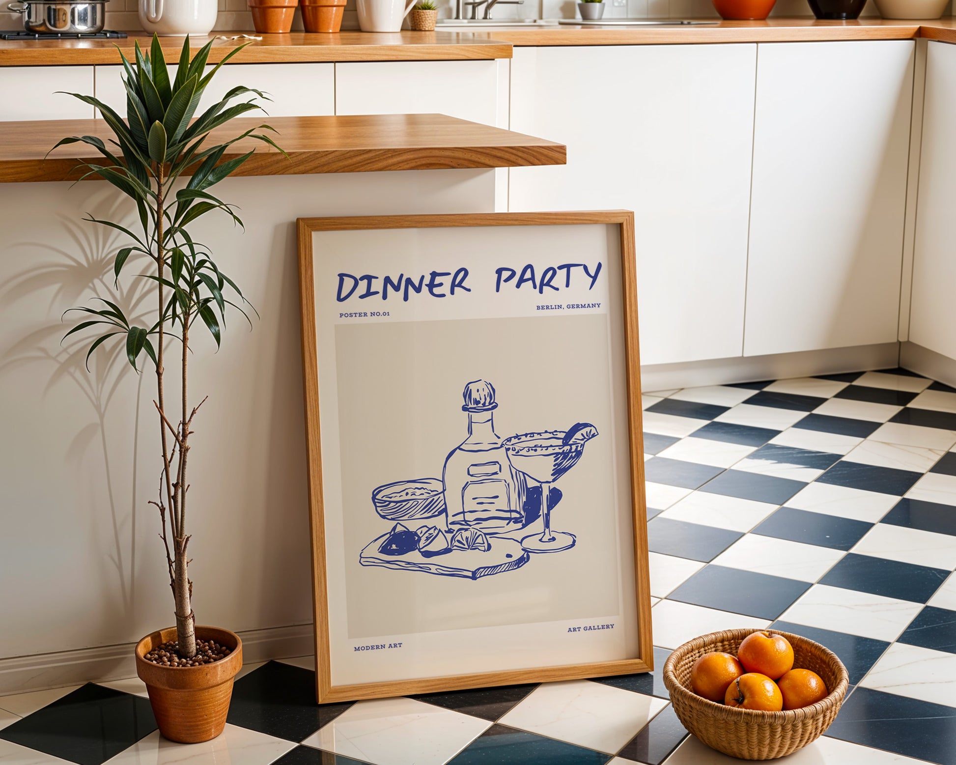 Dinner Party Poster - GroovyGrove