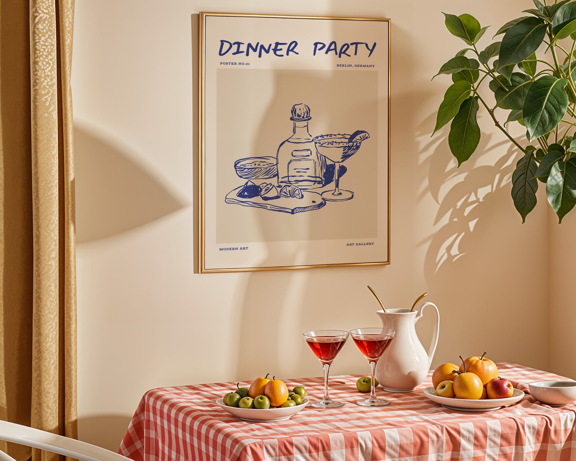 Dinner Party Poster - GroovyGrove