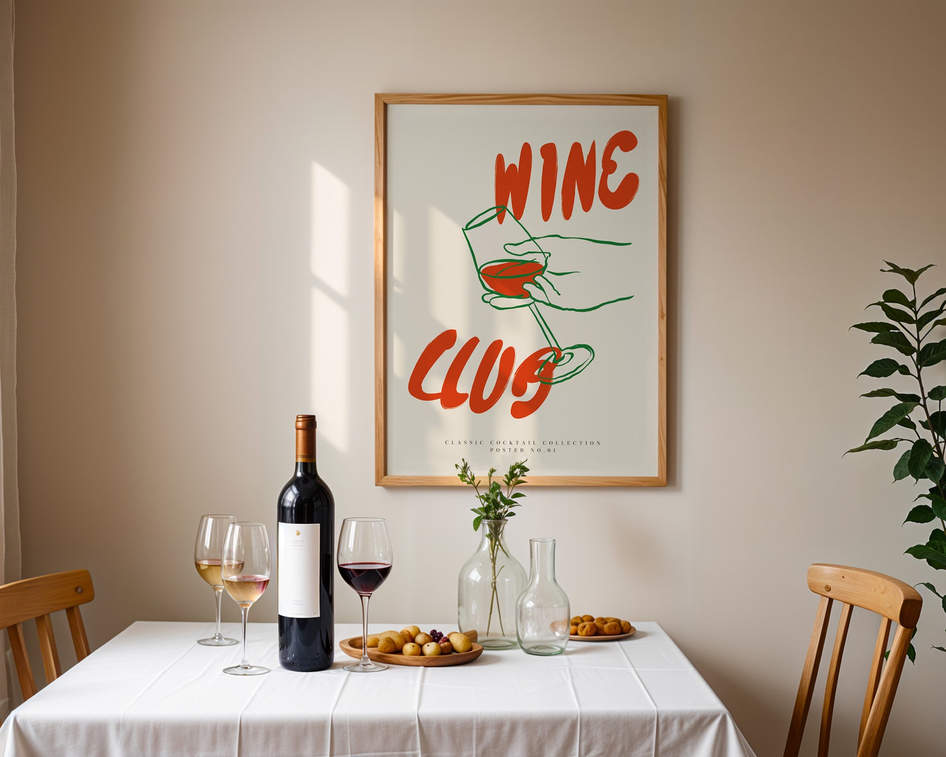 Wine Club Poster - GroovyGrove