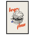 Burger Please Poster - GroovyGrove