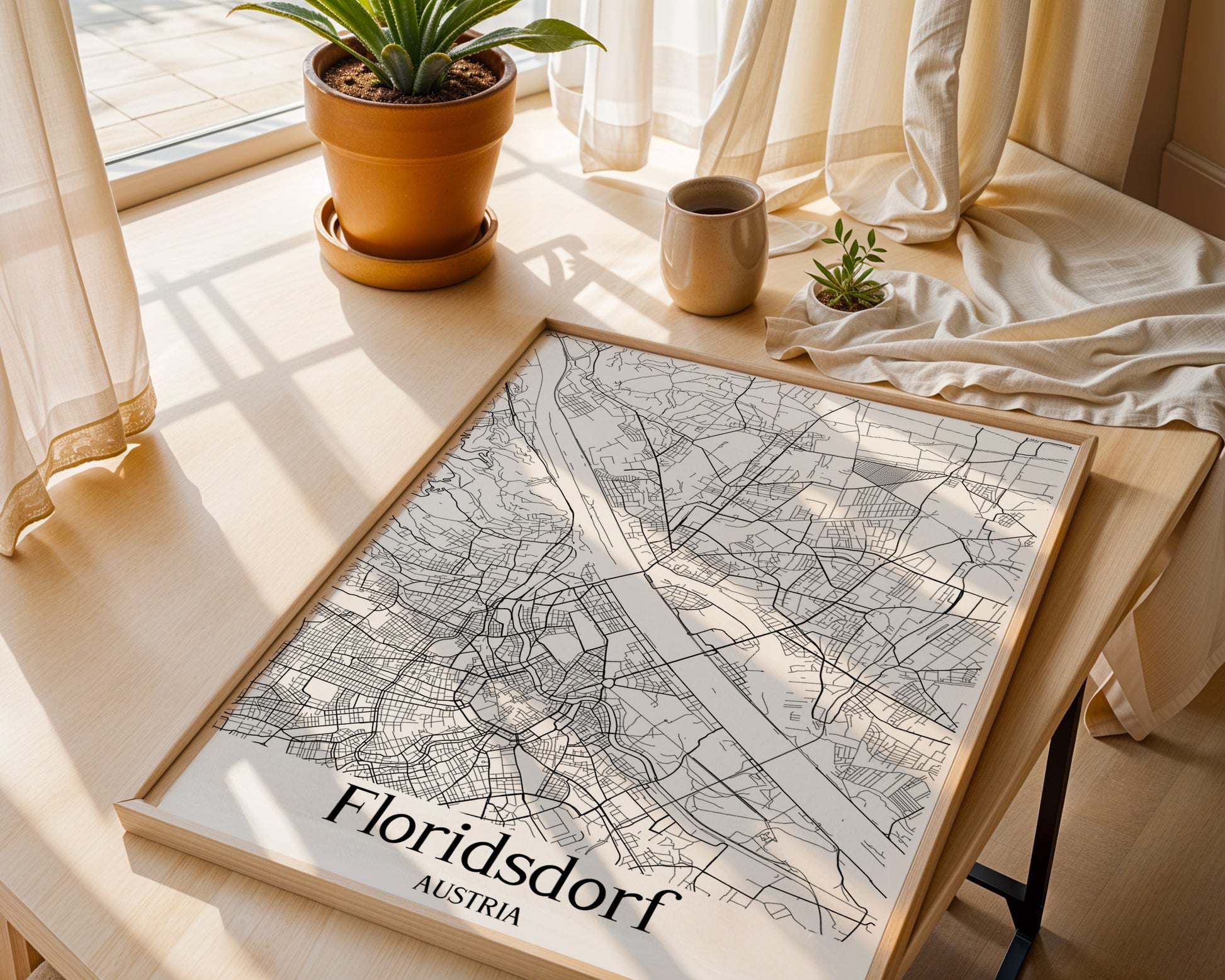 Floridsdorf Austria City Map Poster - GroovyGrove