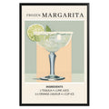 Frozen Margarita Vintage Cocktail Poster - GroovyGrove