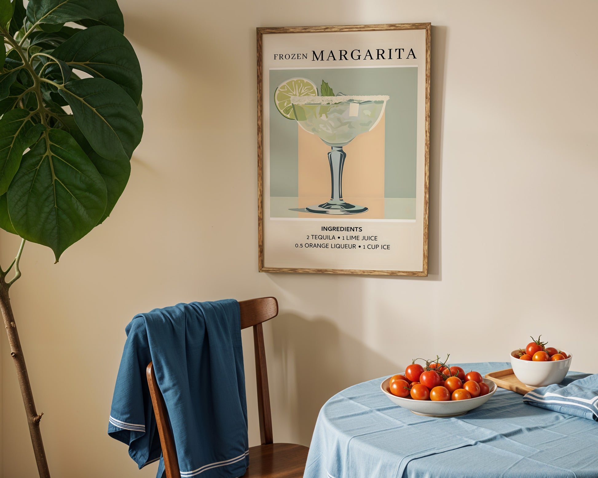 Frozen Margarita Vintage Cocktail Poster - GroovyGrove