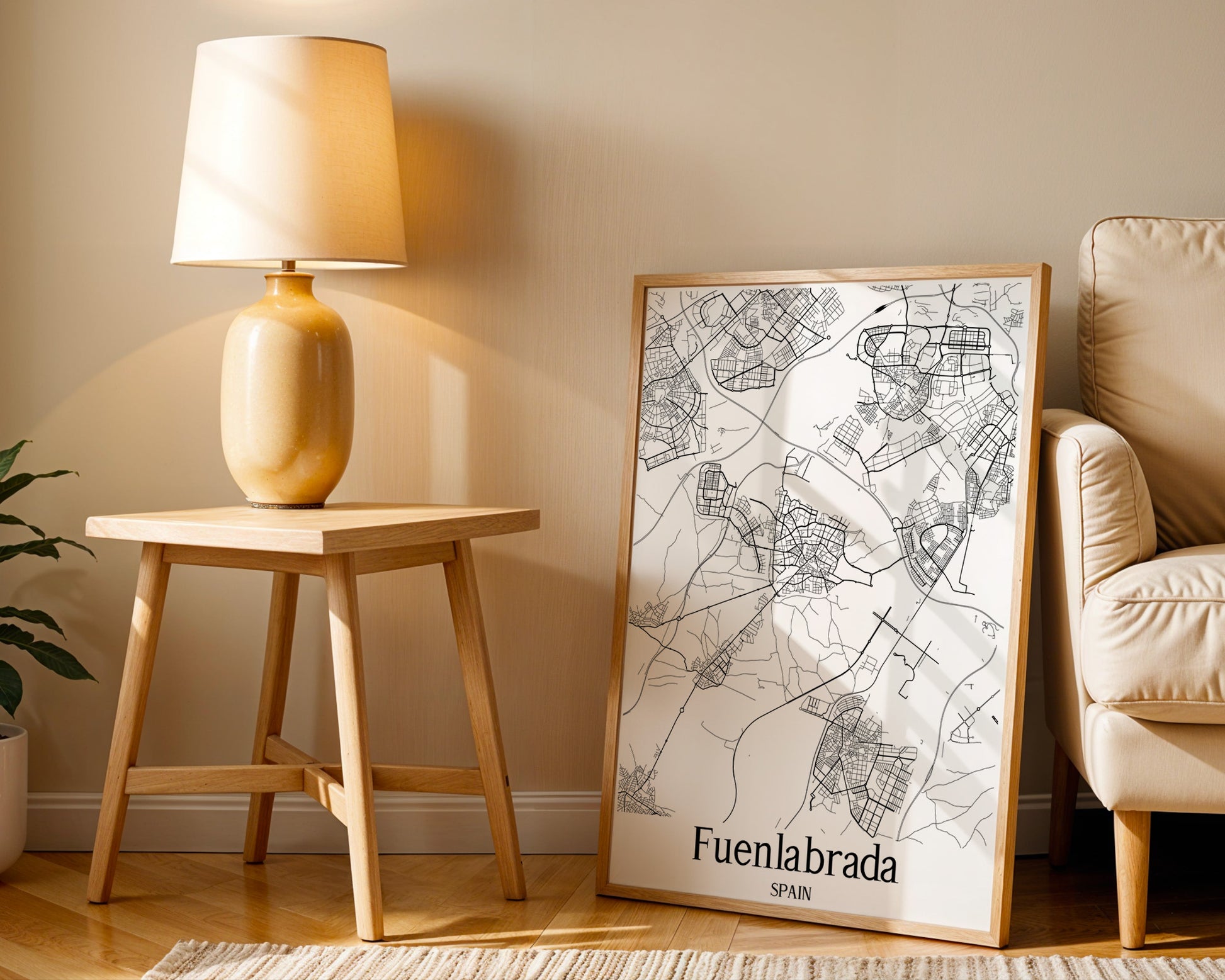 Fuenlabrada Spain City Map Poster - GroovyGrove