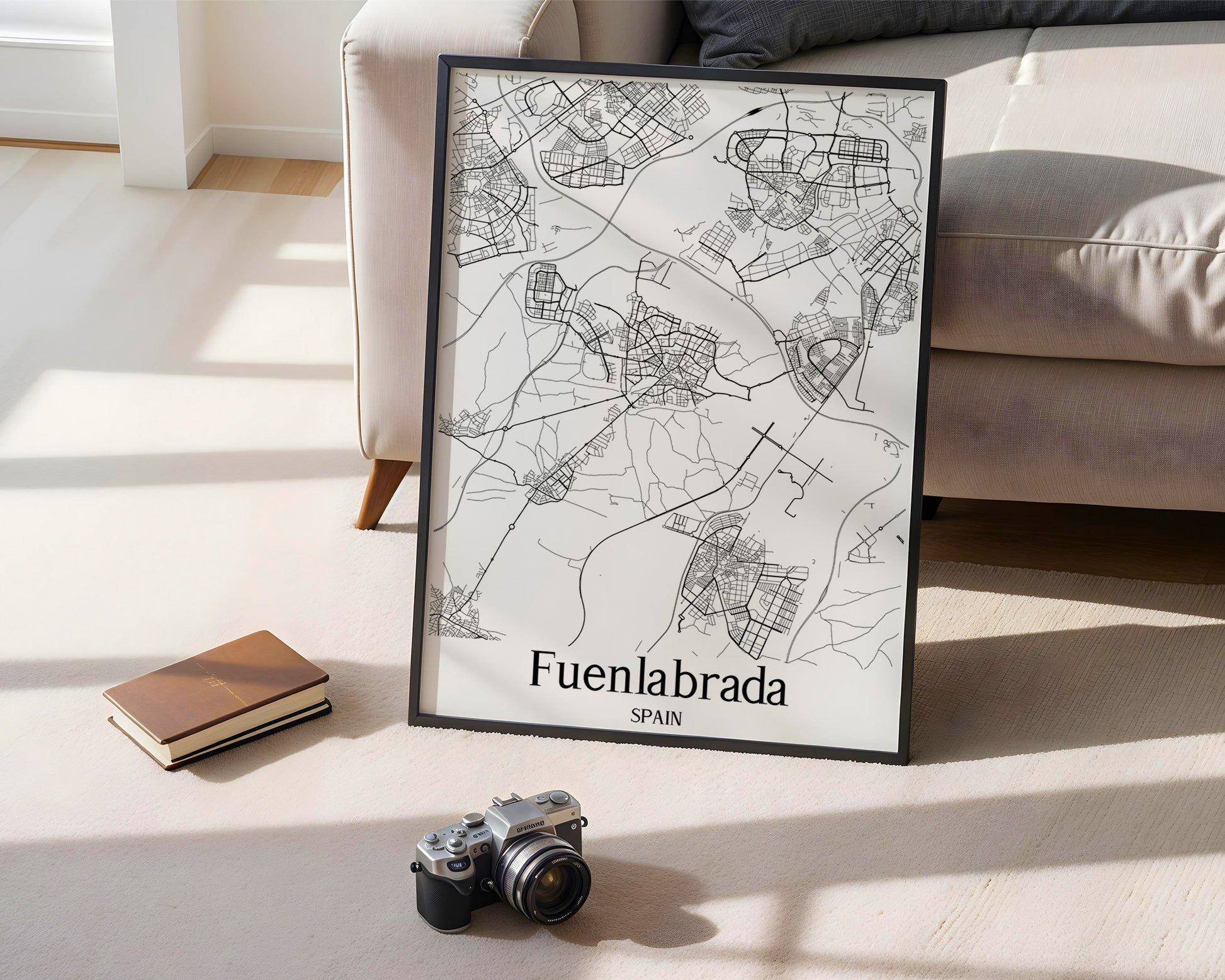 Fuenlabrada Spain City Map Poster - GroovyGrove