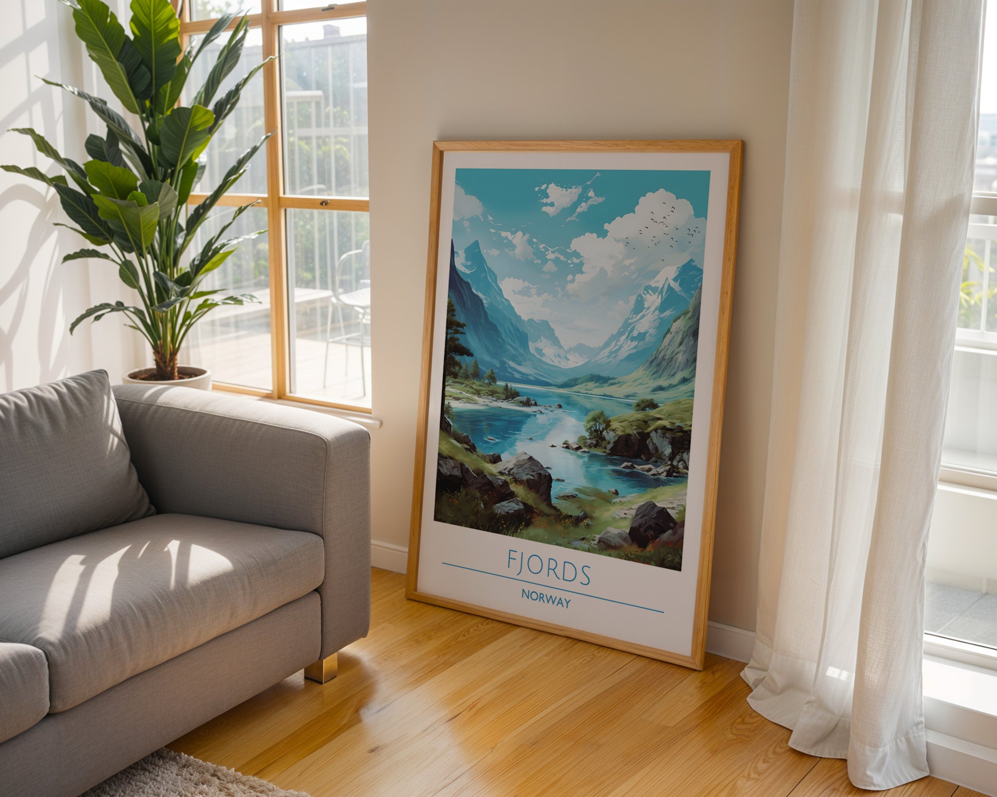 Fjords Norway Poster - GroovyGrove