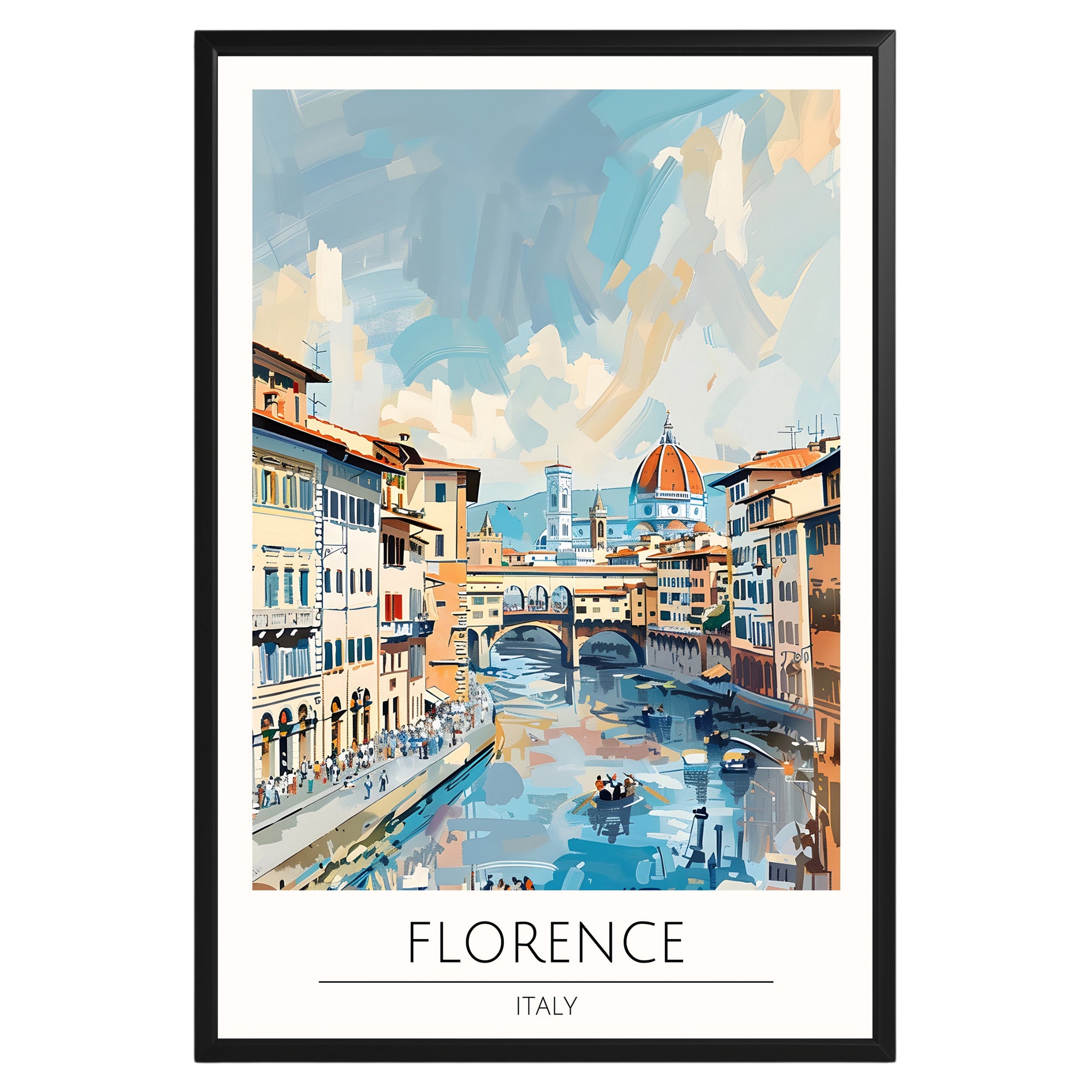 Florence Italy Travel Poster - GroovyGrove