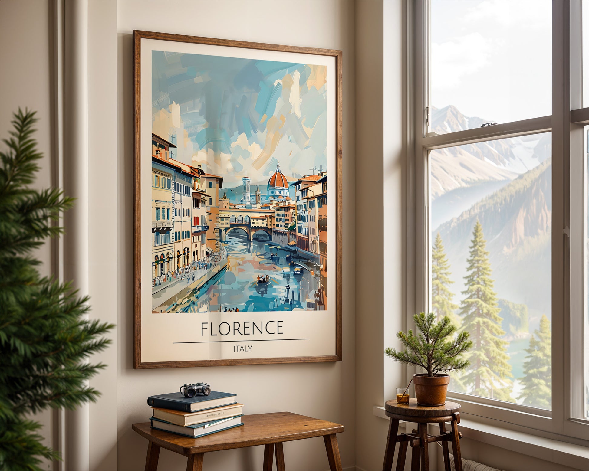 Florence Italy Travel Poster - GroovyGrove