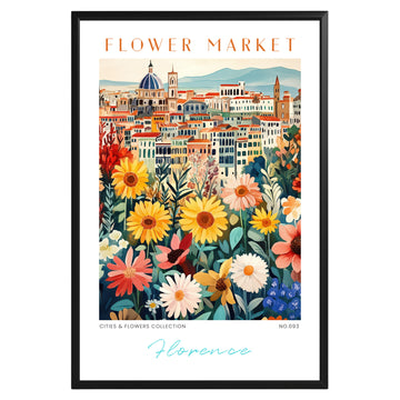 Florence Italy Flower Market Poster - GroovyGrove