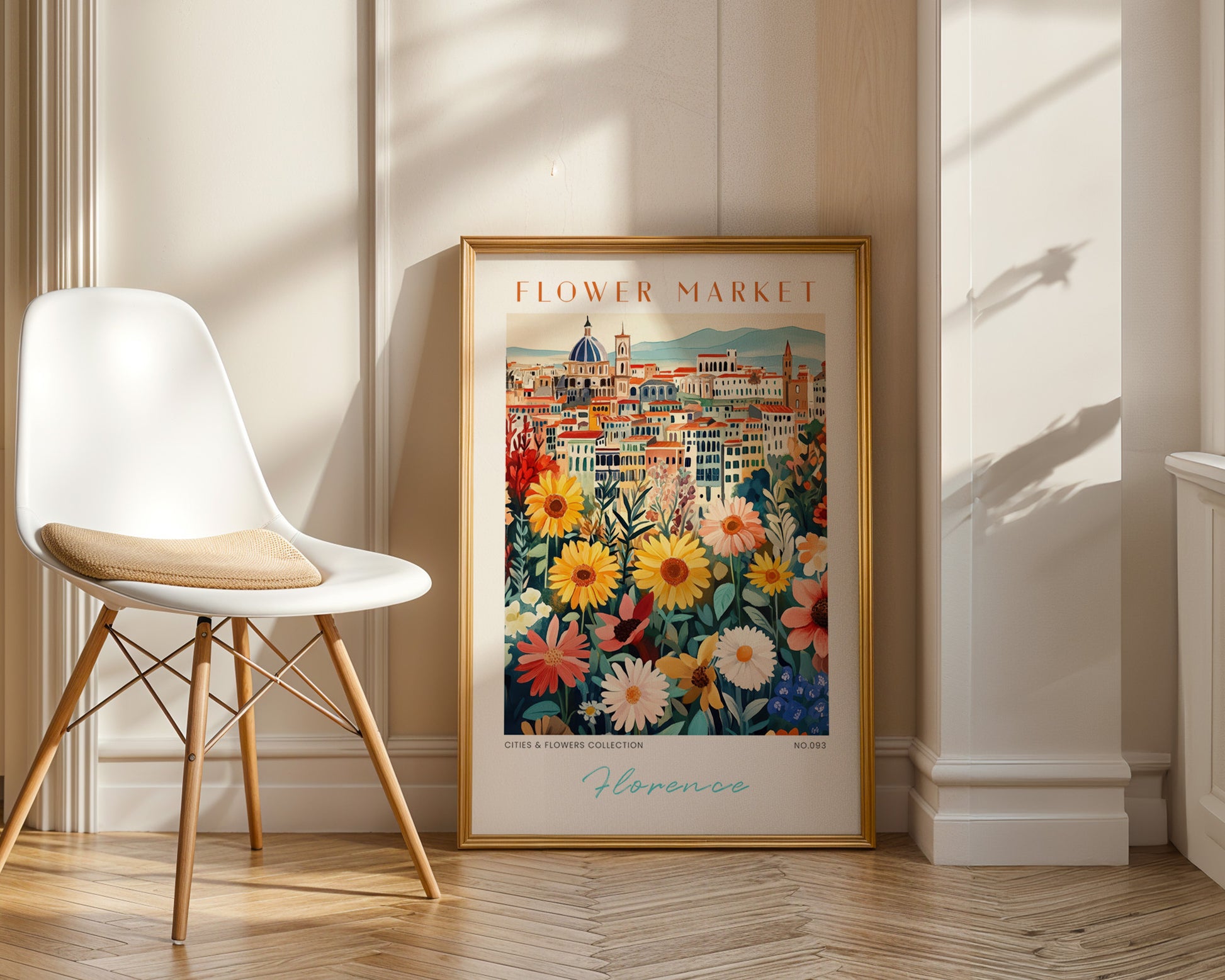 Florence Italy Flower Market Poster - GroovyGrove