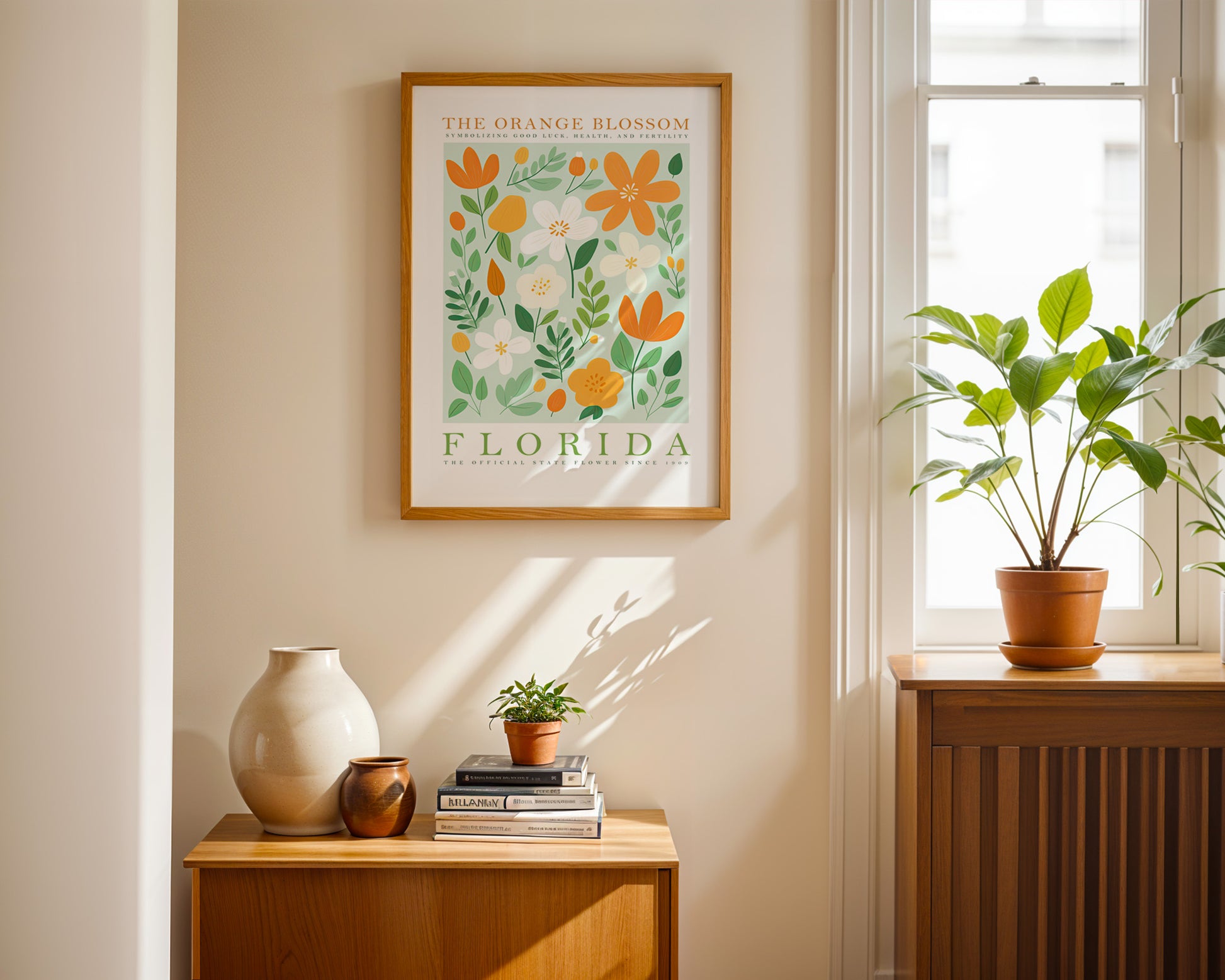 Florida State Flower Poster - GroovyGrove