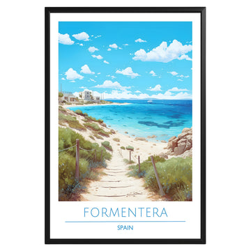 Formentera Spain Poster - GroovyGrove