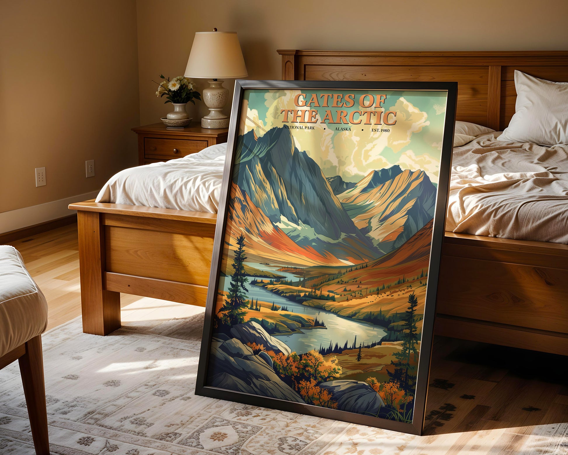 Gates of the Arctic National Park Vintage Poster - GroovyGrove