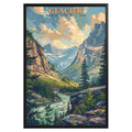 Glacier National Park Vintage Poster - GroovyGrove