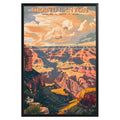 Grand Canyon National Park Vintage Poster - GroovyGrove