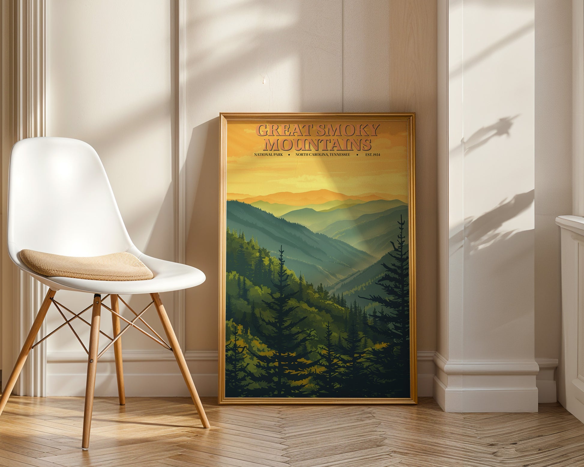 Great Smoky Mountains National Park Vintage Poster - GroovyGrove