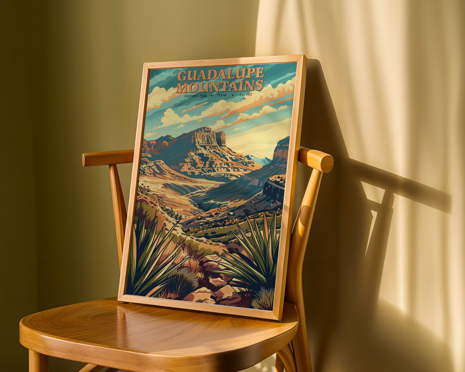 Guadalupe Mountains National Park Vintage Poster - GroovyGrove