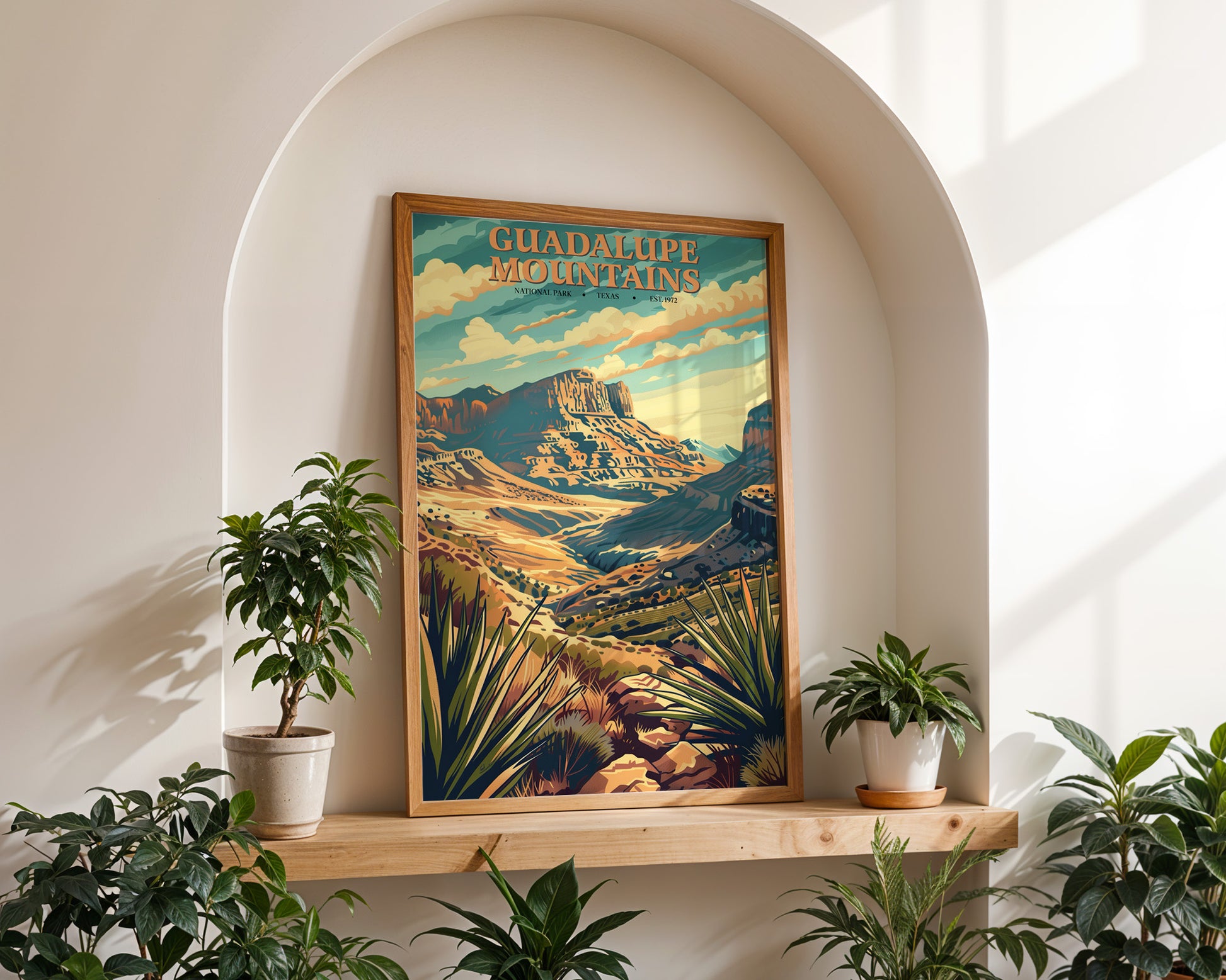 Guadalupe Mountains National Park Vintage Poster - GroovyGrove