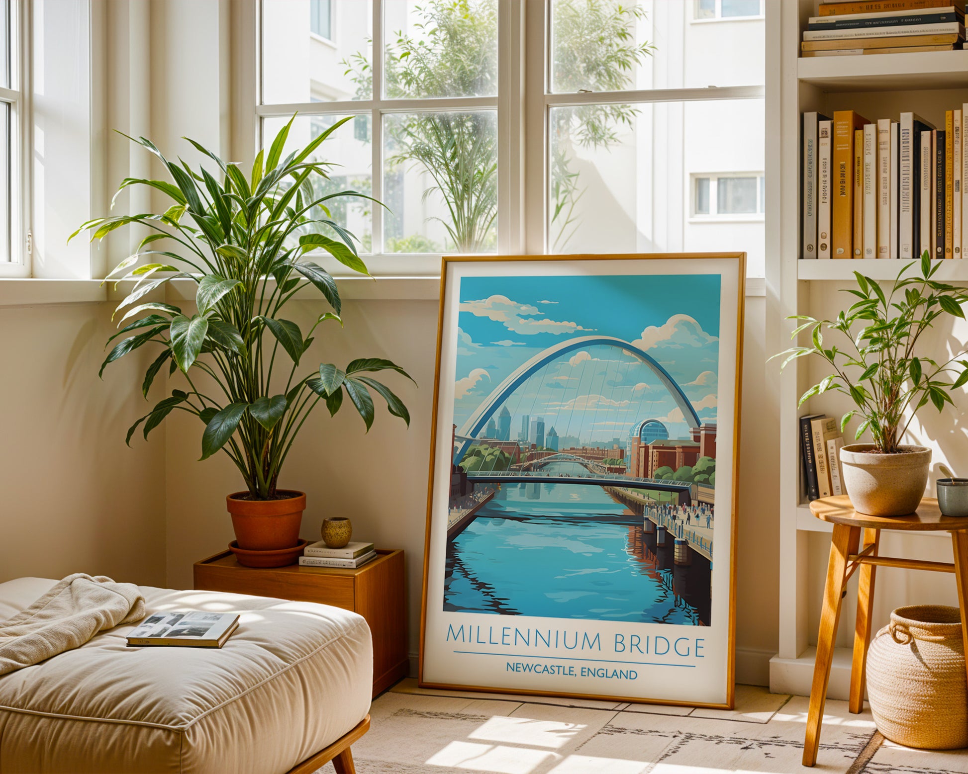 Gateshead Millennium Bridge Newcastle Poster - GroovyGrove