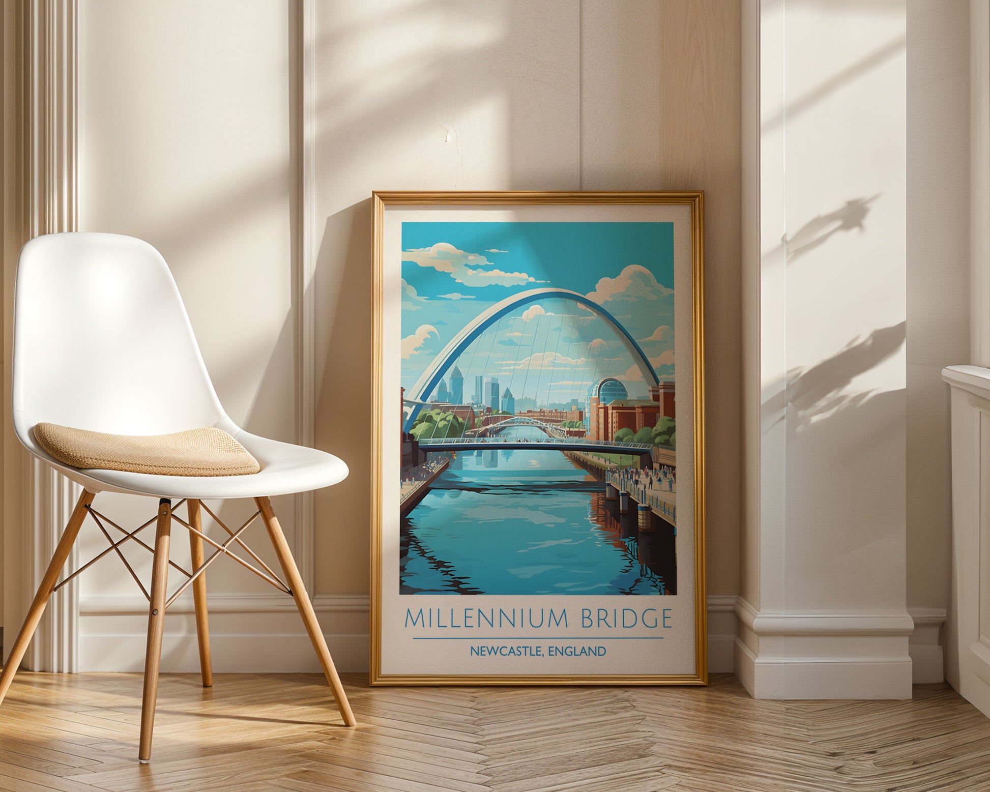 Gateshead Millennium Bridge Newcastle Poster - GroovyGrove