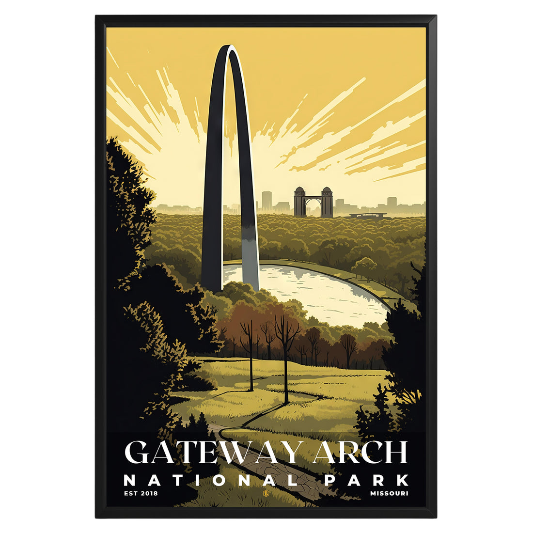 Gateway Arch National Park Poster - GroovyGrove