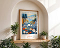 Genoa Italy Flower Market Poster - GroovyGrove