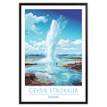 Geysir Strokkur Iceland Poster - GroovyGrove