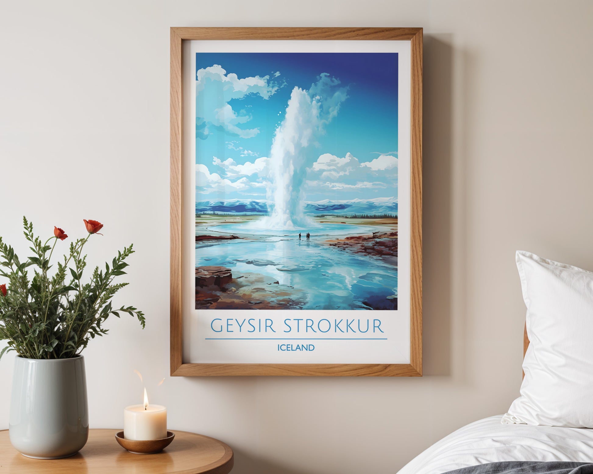 Geysir Strokkur Iceland Poster - GroovyGrove