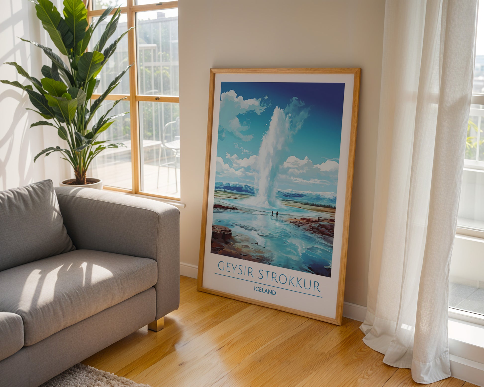 Geysir Strokkur Iceland Poster - GroovyGrove