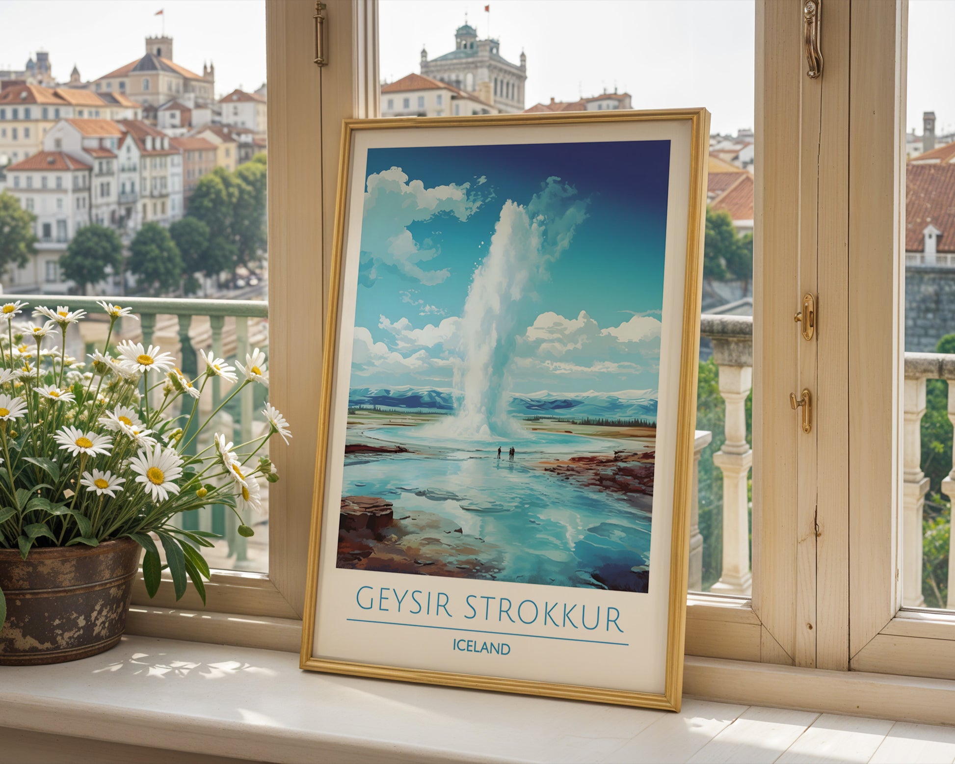 Geysir Strokkur Iceland Poster - GroovyGrove