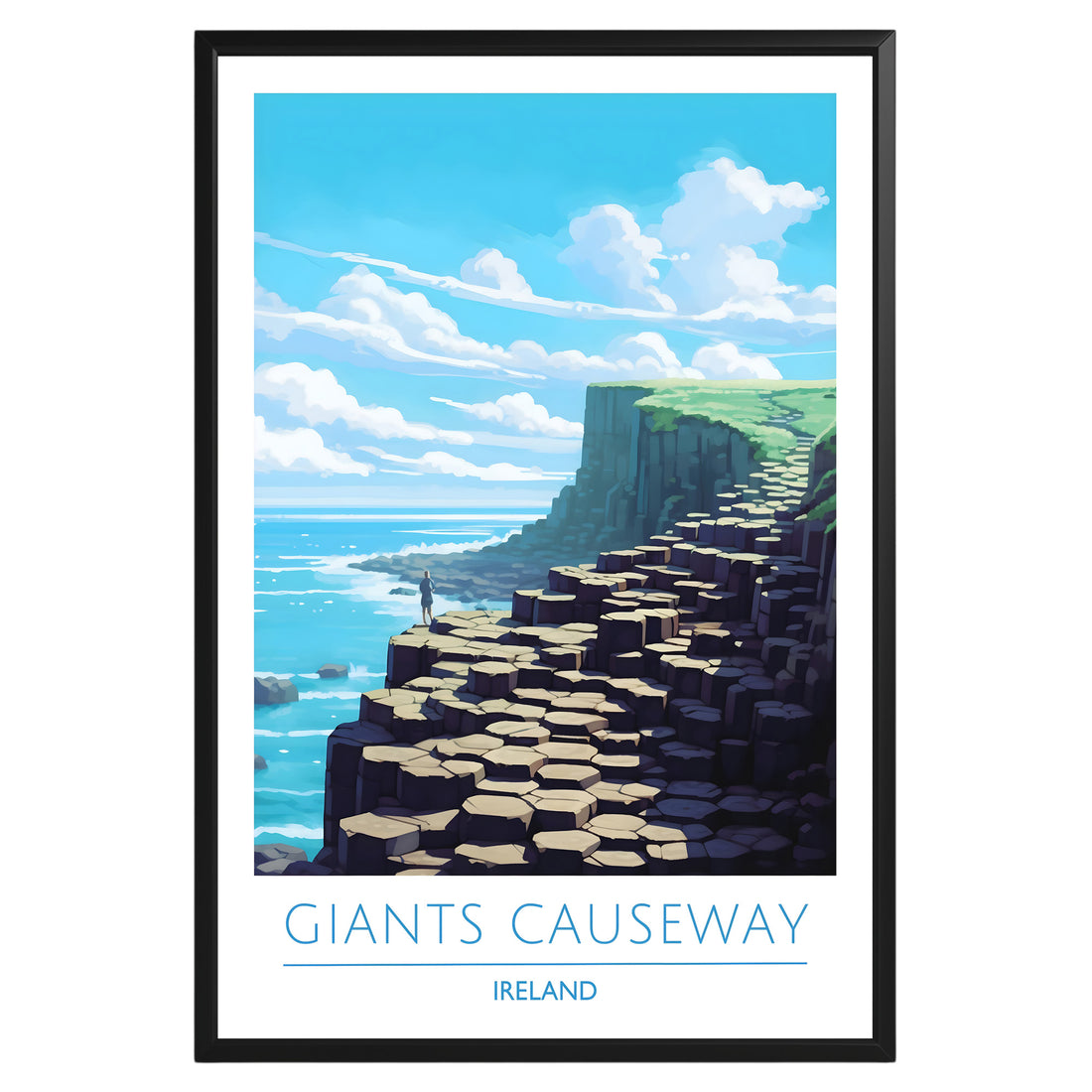 Giant's Causeway Ireland Poster - GroovyGrove