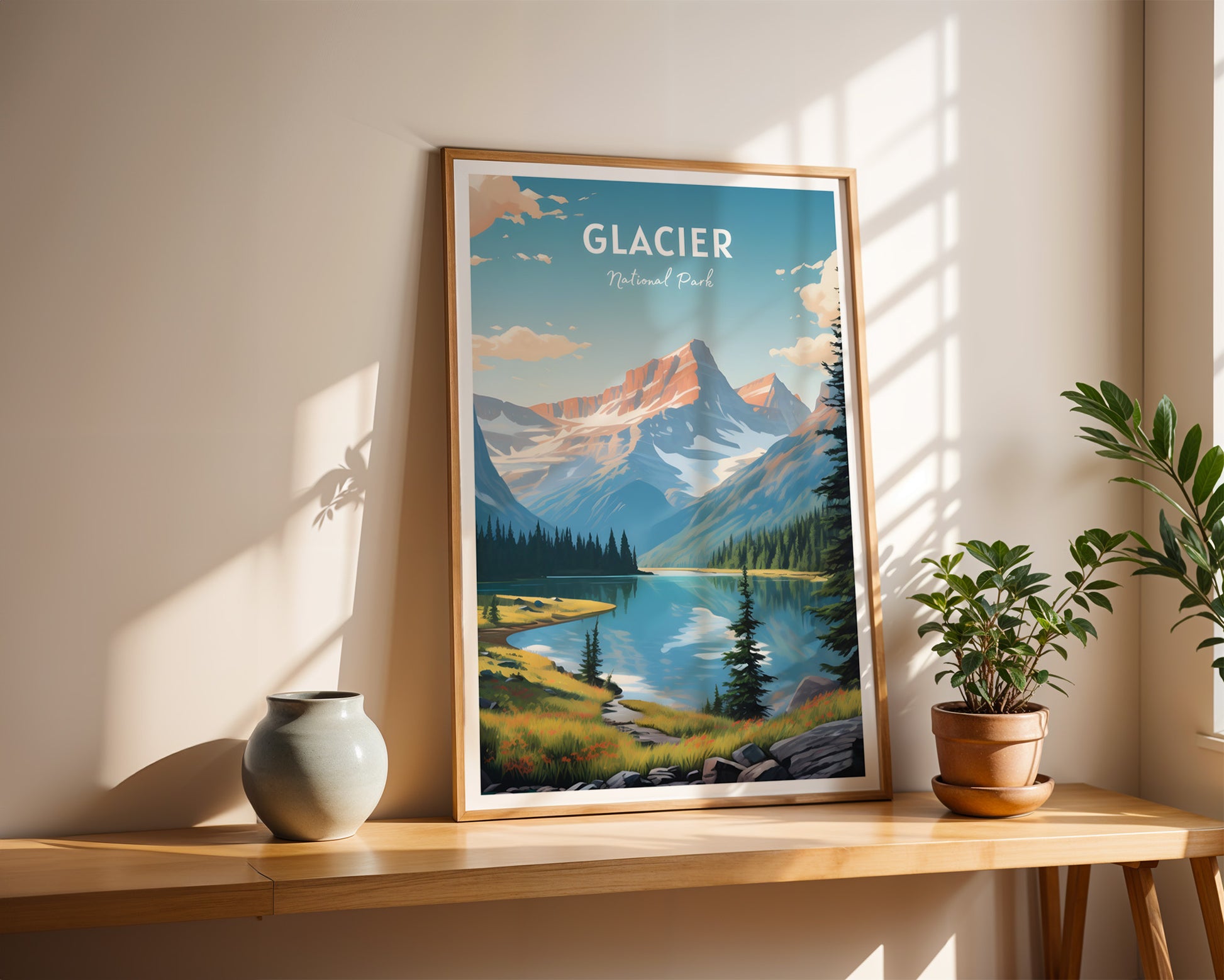 Glacier National Park Poster - GroovyGrove