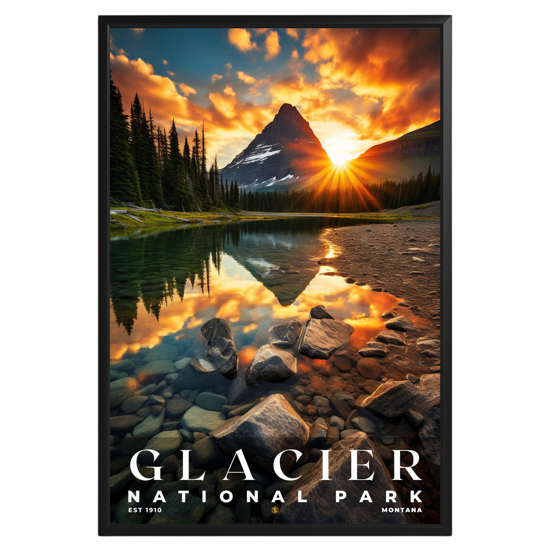 Glacier National Park Poster - GroovyGrove