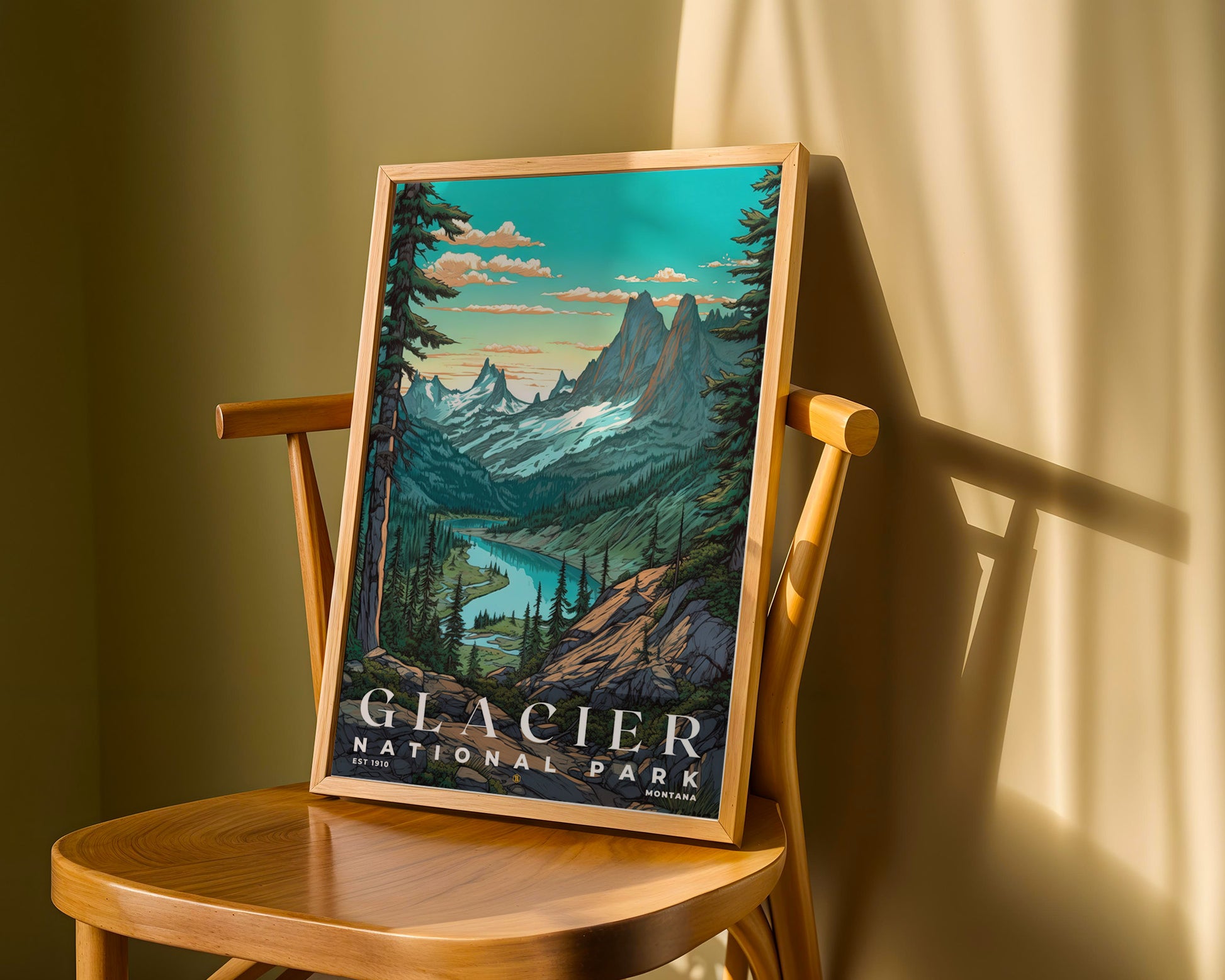 Glacier National Park Poster - GroovyGrove