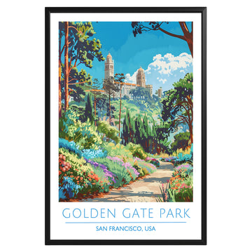 Golden Gate Park San Francisco Poster - GroovyGrove