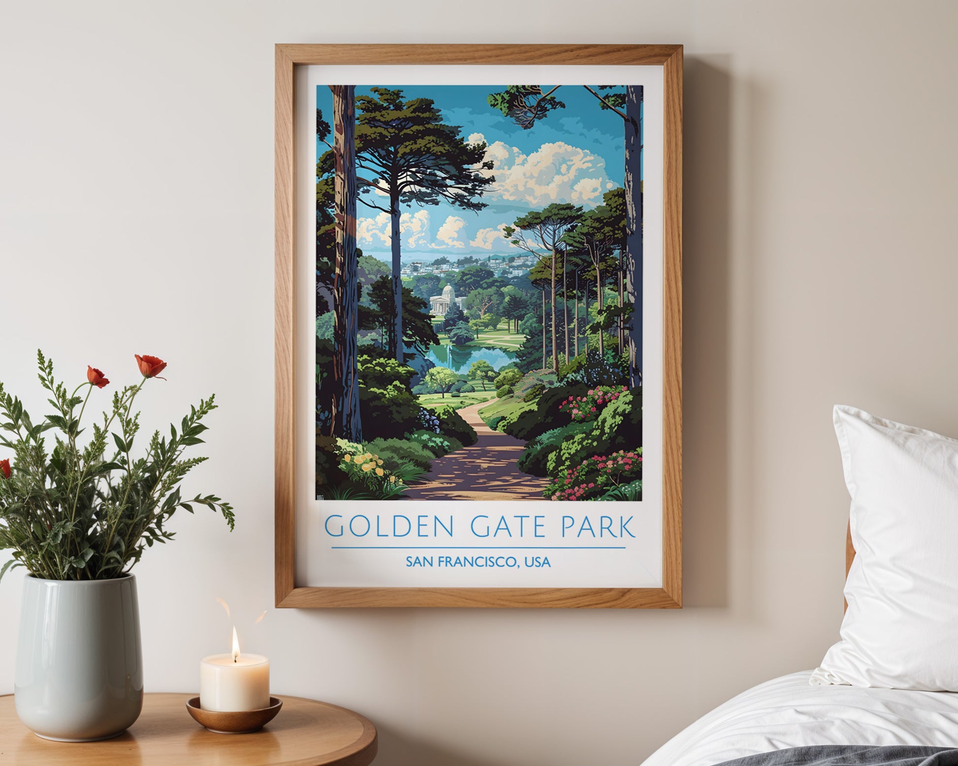 Golden Gate Park San Francisco Poster - GroovyGrove