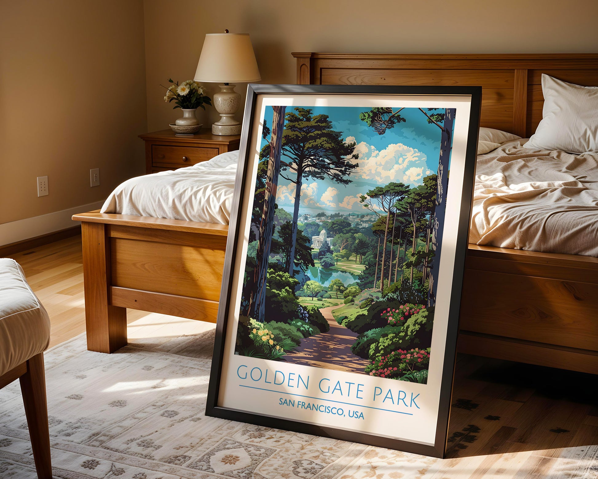 Golden Gate Park San Francisco Poster - GroovyGrove