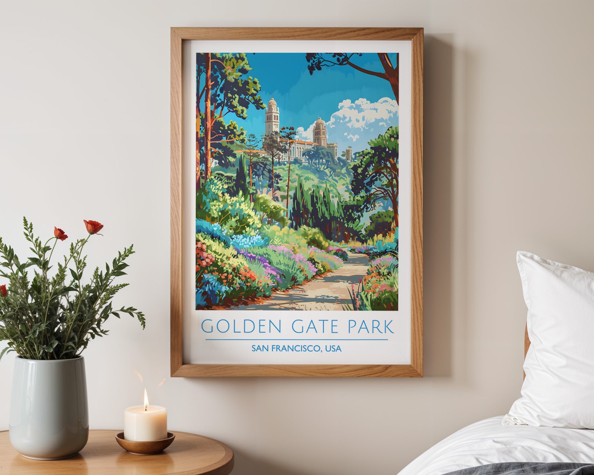 Golden Gate Park San Francisco Poster - GroovyGrove