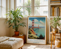 Golden Gate San Francisco California Poster - GroovyGrove