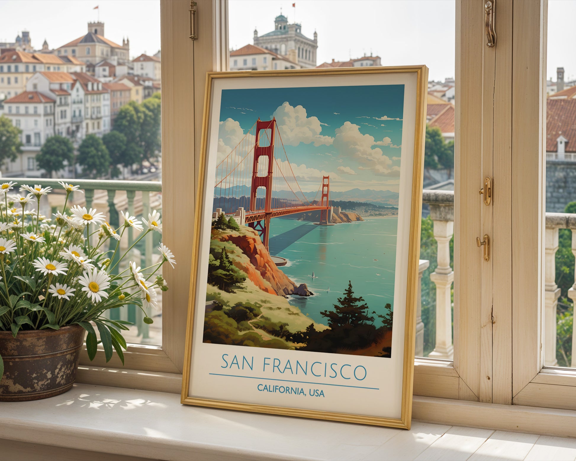 Golden Gate San Francisco California Poster - GroovyGrove