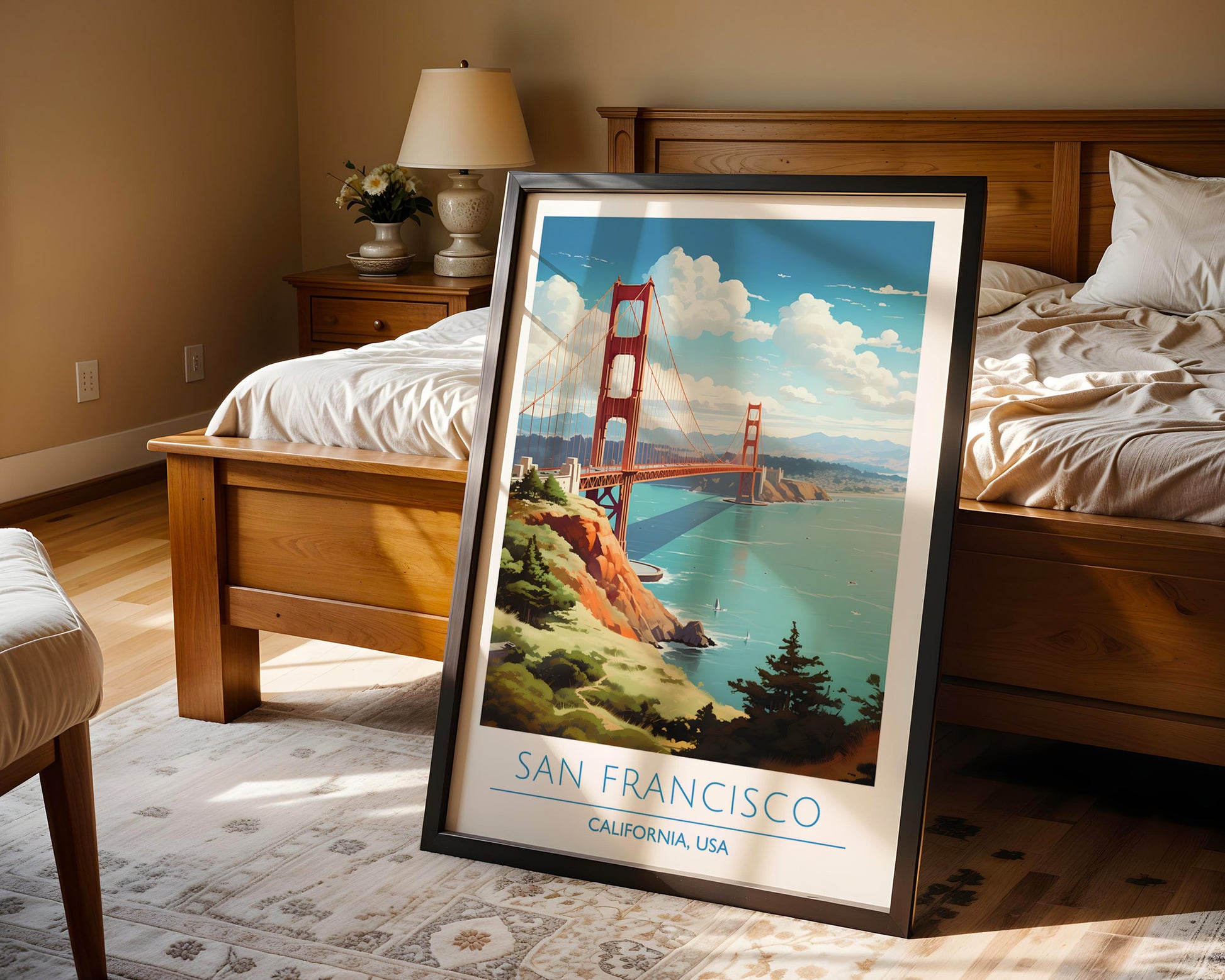 Golden Gate San Francisco California Poster - GroovyGrove