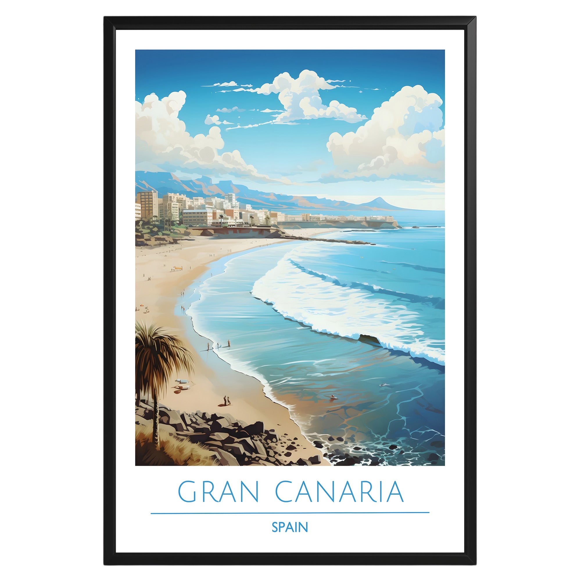 Gran Canaria Spain Poster - GroovyGrove