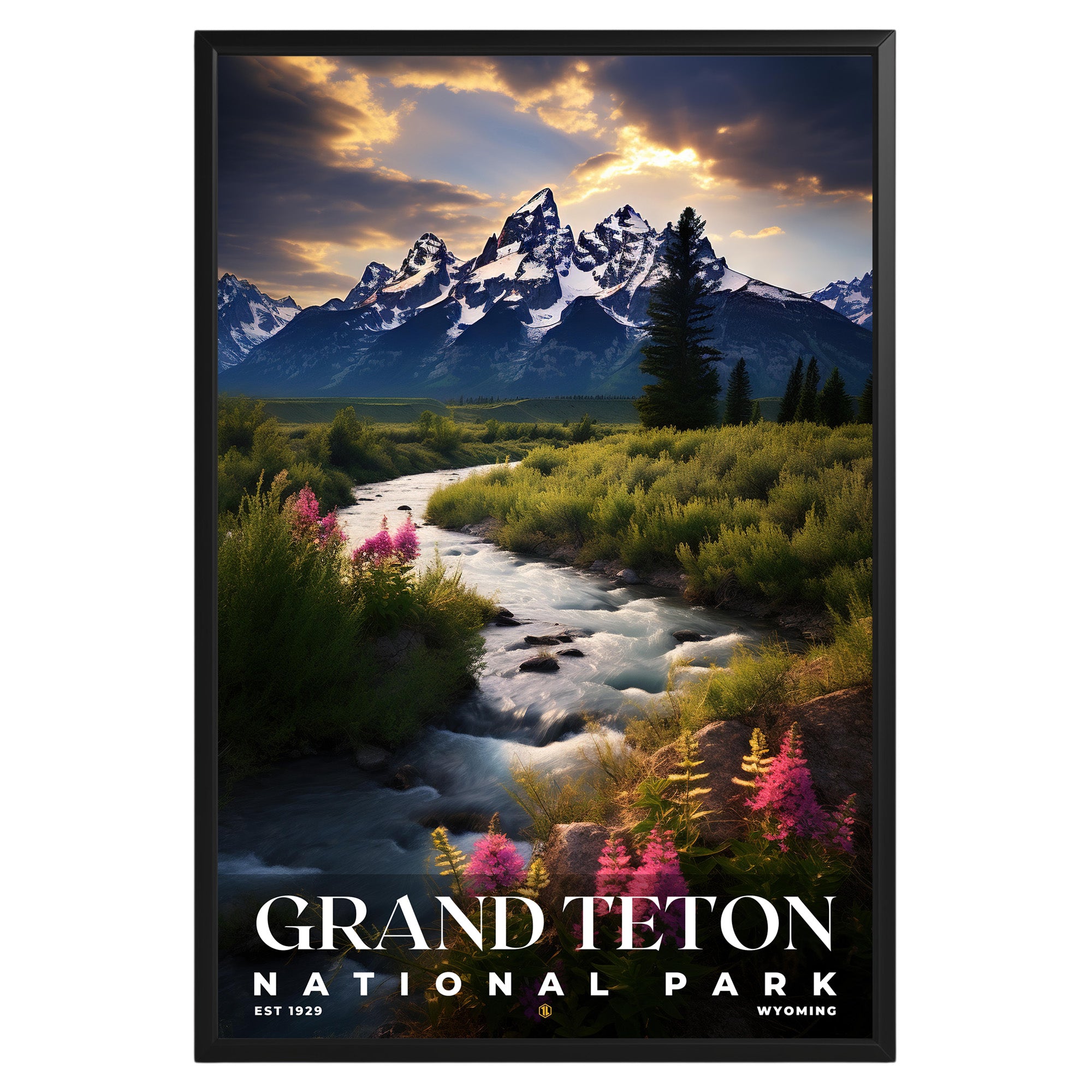 Grand Teton National Park Poster - GroovyGrove