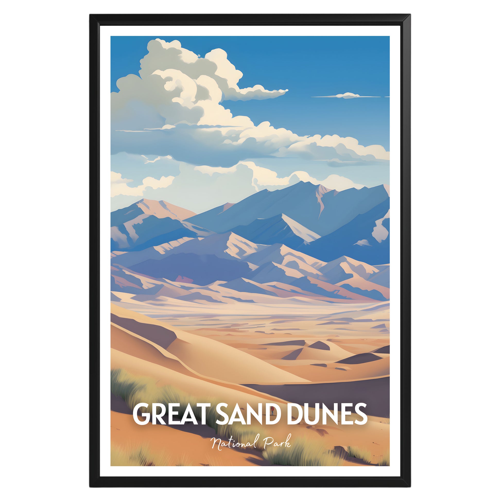 Great Sand Dunes National Park Poster - GroovyGrove