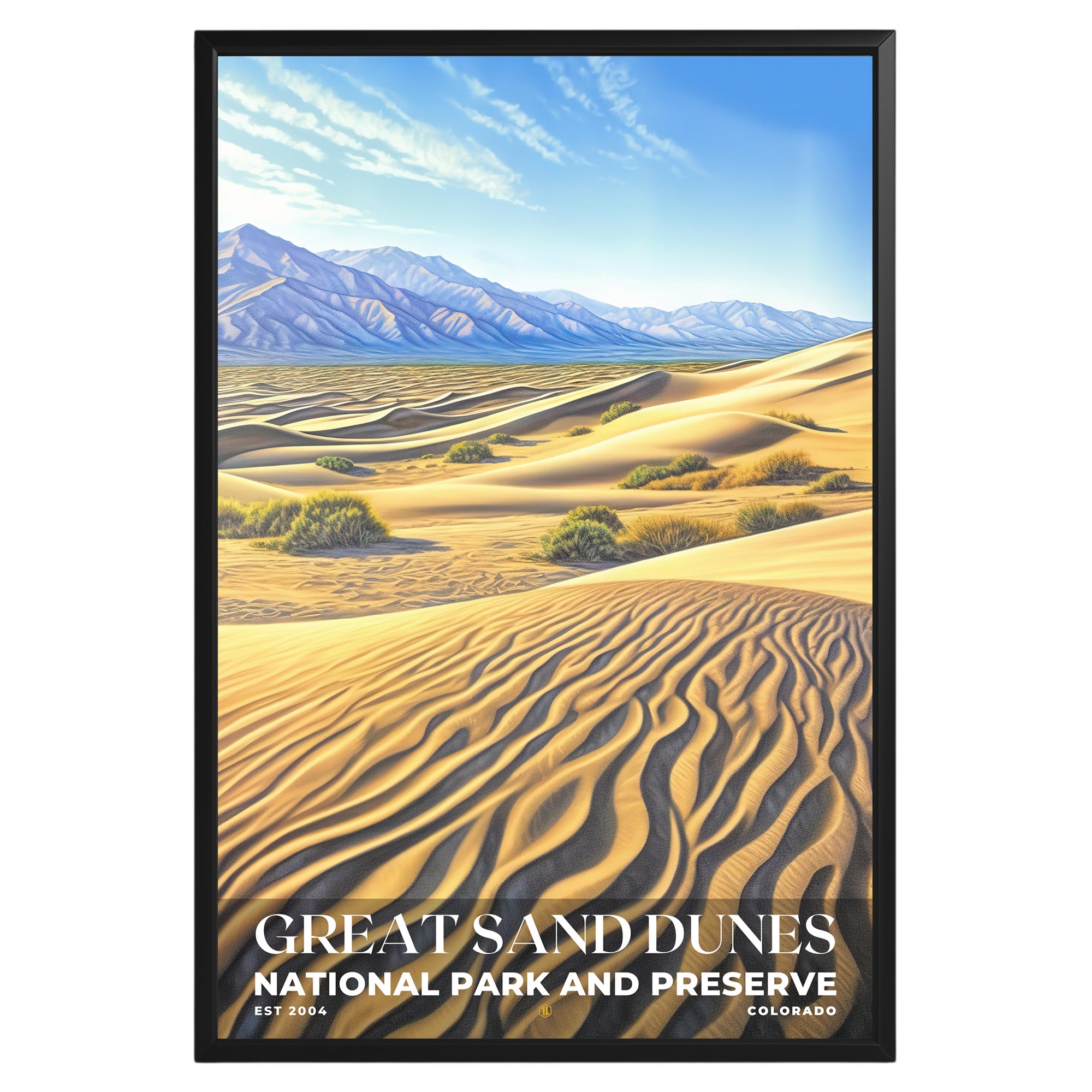 Great Sand Dunes National Park Poster - GroovyGrove